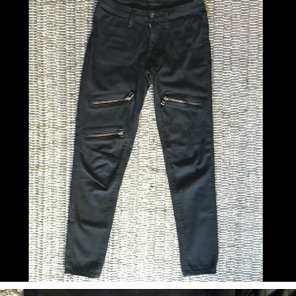 LF Carmar Black Zip Leggings